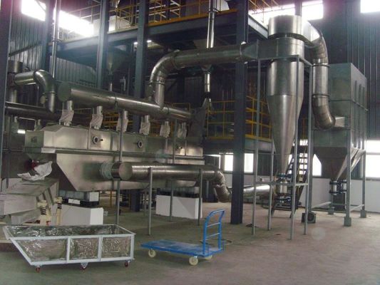 Suszarka wibracyjna ze złożem fluidalnym Przemysł spożywczy Wymiar Dostosowana oszczędność energii